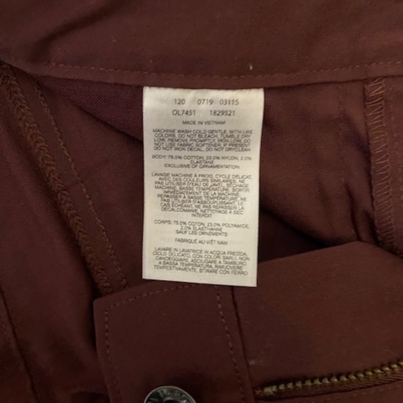 Mountain Hardwear Women's AP Maroon Burgundy Hiking Outdoor Pants Size 4 NWT - Picture 12 of 12